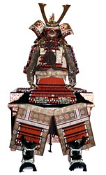 самурайские доспехи, уменьшенная интерьерная копия