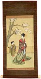 японская картина Любовное письмо, 1820-40-е гг.