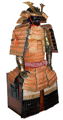 самурайские доспехи эпохи Эдо, антикварные доспехи самурая